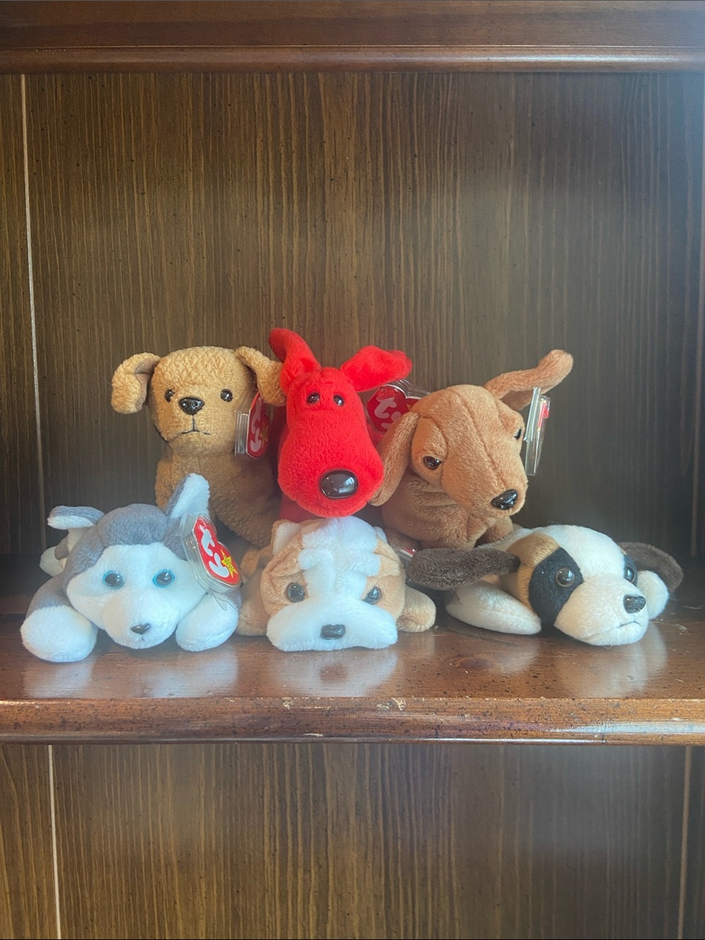 NWT Ty Beanie Baby Plush Dogs 4th Gen Lot Plushies Stuffed Animals Rare Error